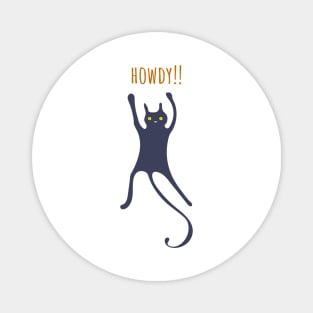 Howdy Cats Magnet